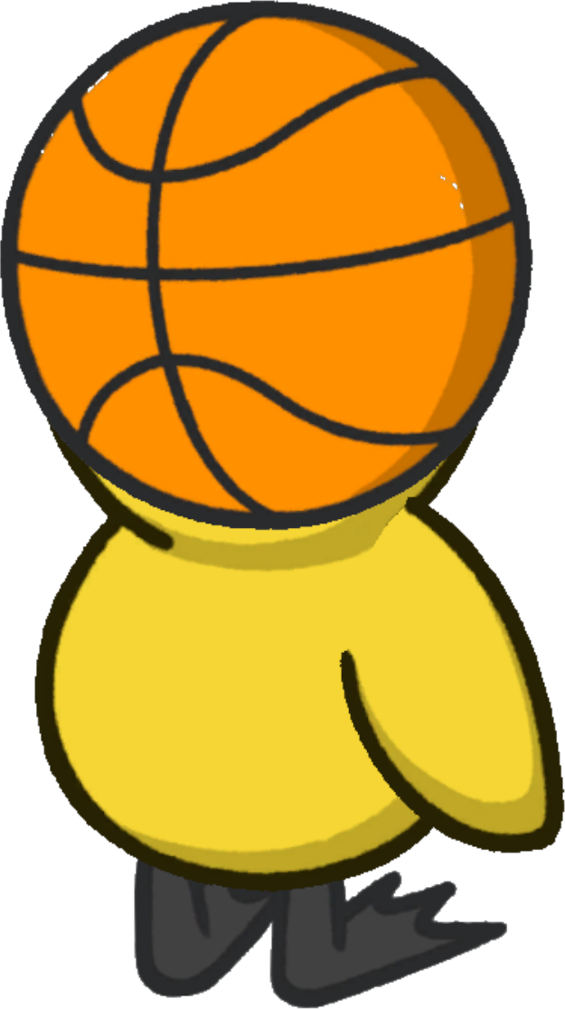 Rotating overworld view of Basketball head