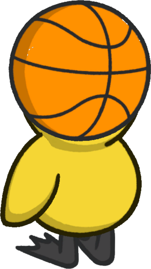Rotating overworld view of Basketball head