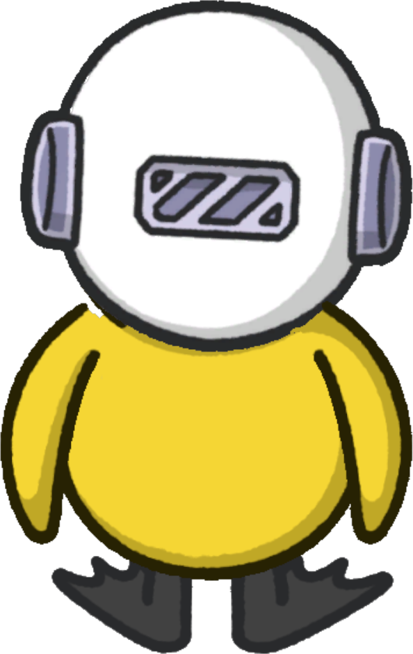 Rotating overworld view of Space helmet