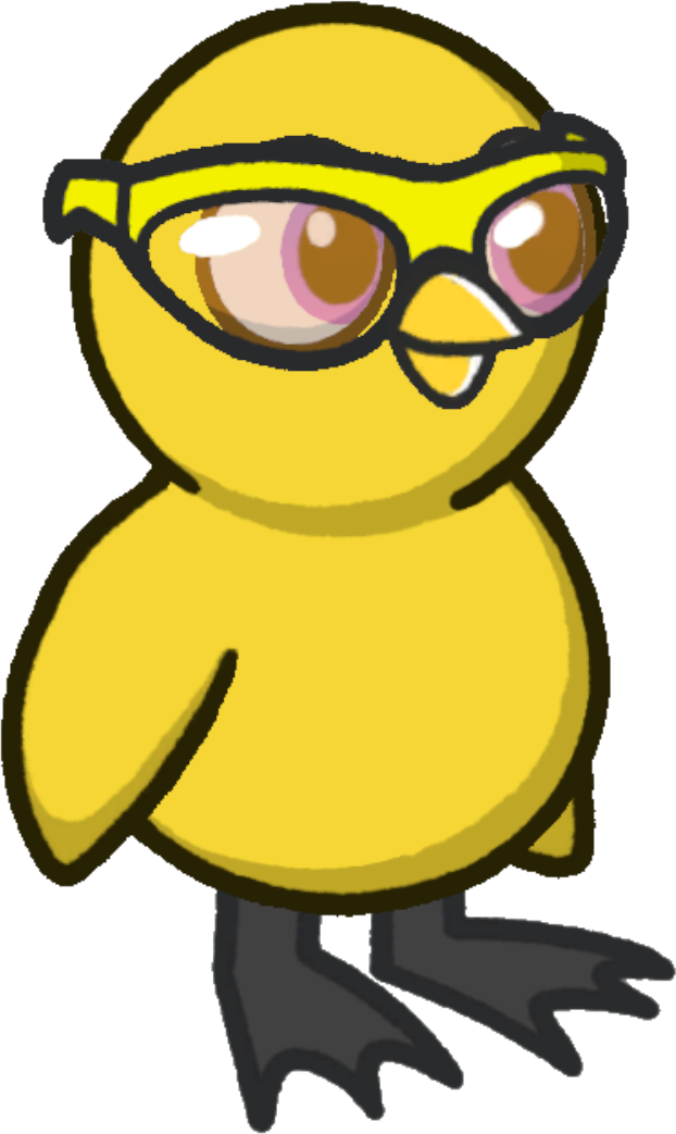 Wrap around sunglasses, colour option 5, on a yellow duck
