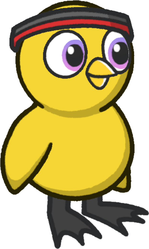Sweatband, colour option 6, on a yellow duck