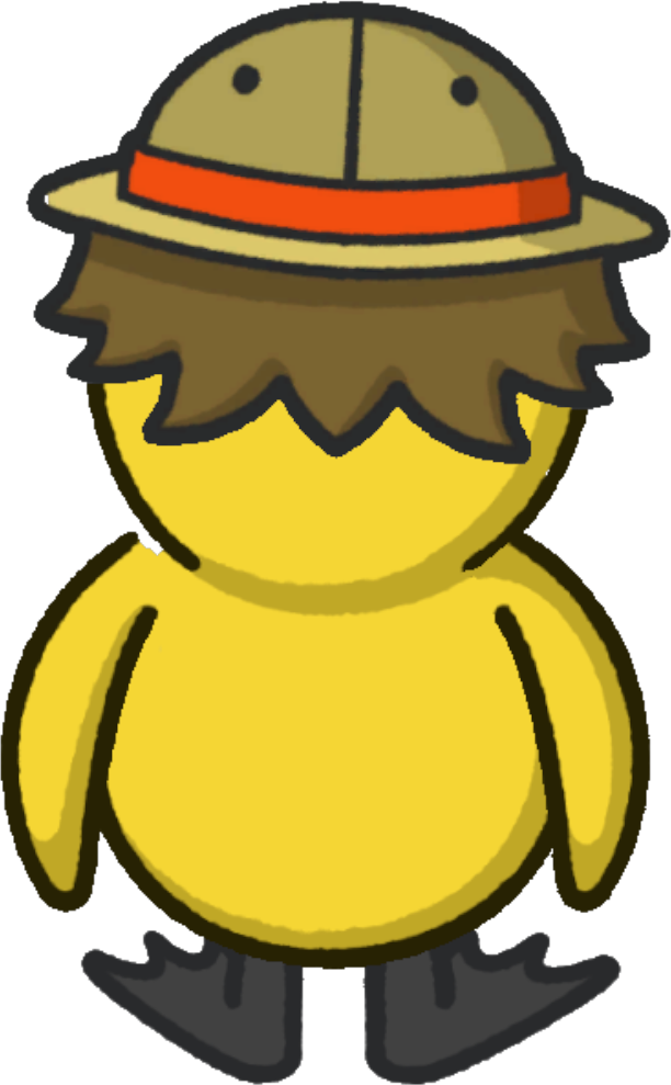 Rotating overworld view of Safari hat