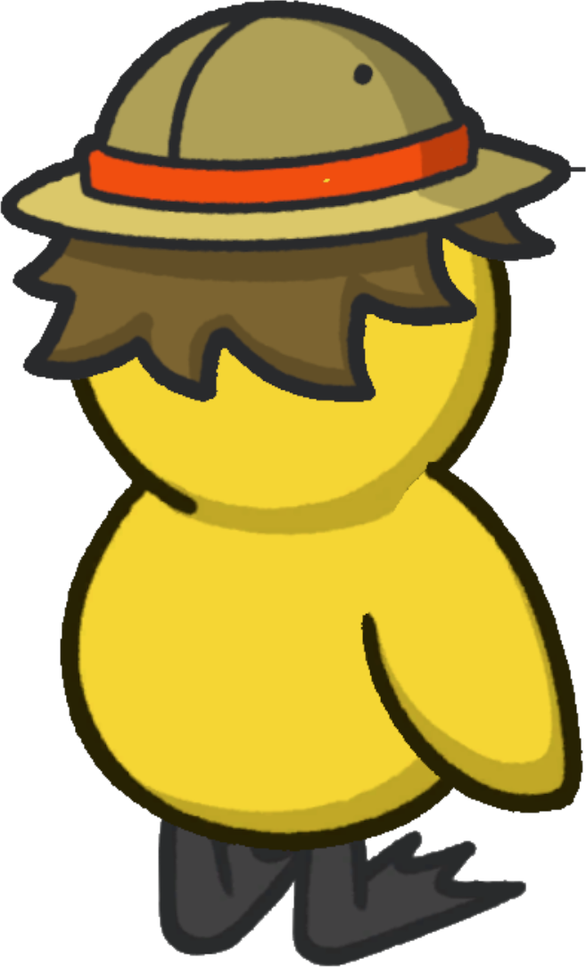 Rotating overworld view of Safari hat