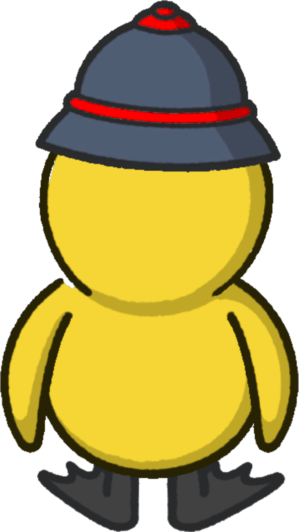 Rotating overworld view of Police Hat