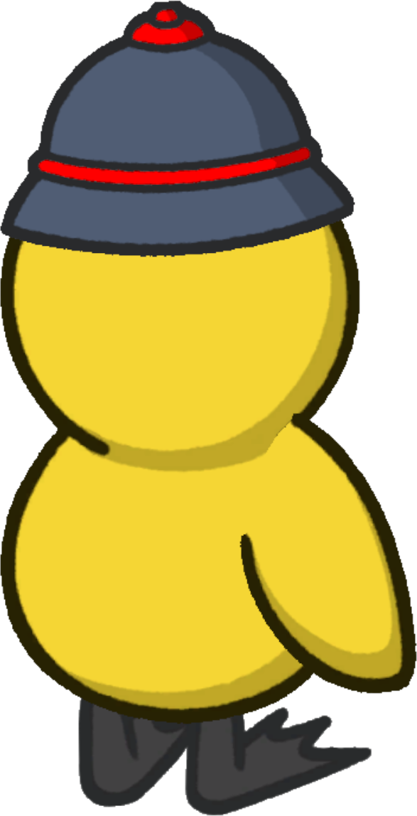 Rotating overworld view of Police Hat