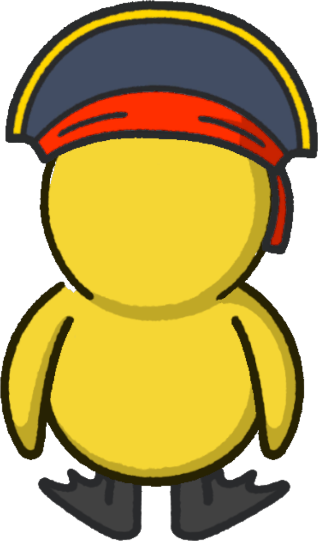Rotating overworld view of Captain Hat