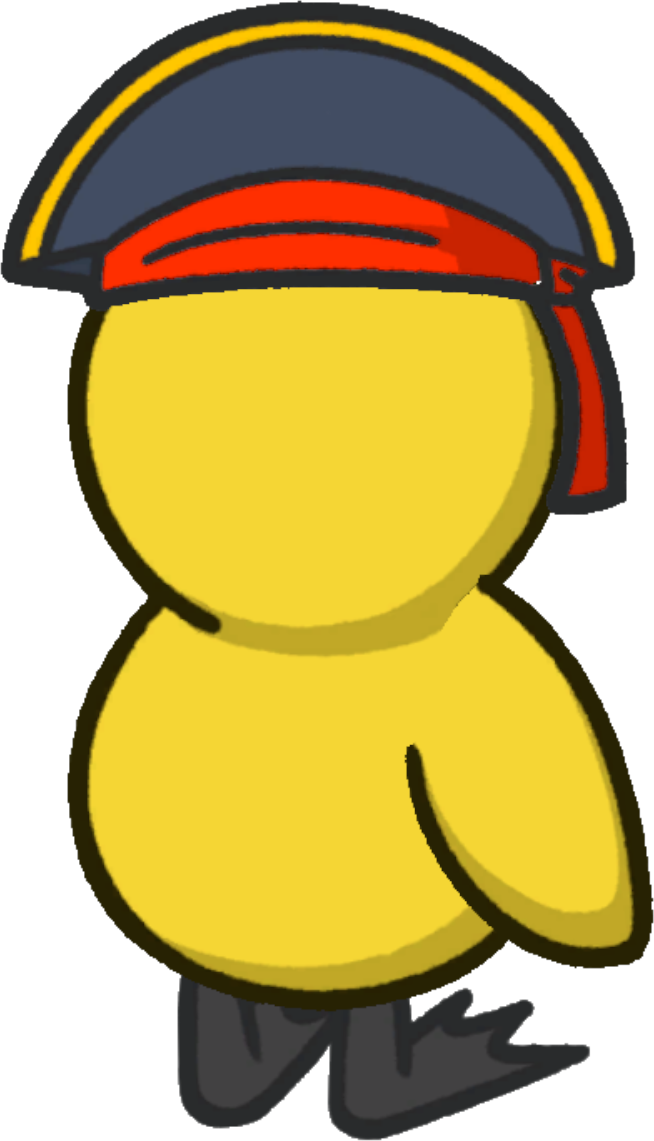 Rotating overworld view of Captain Hat
