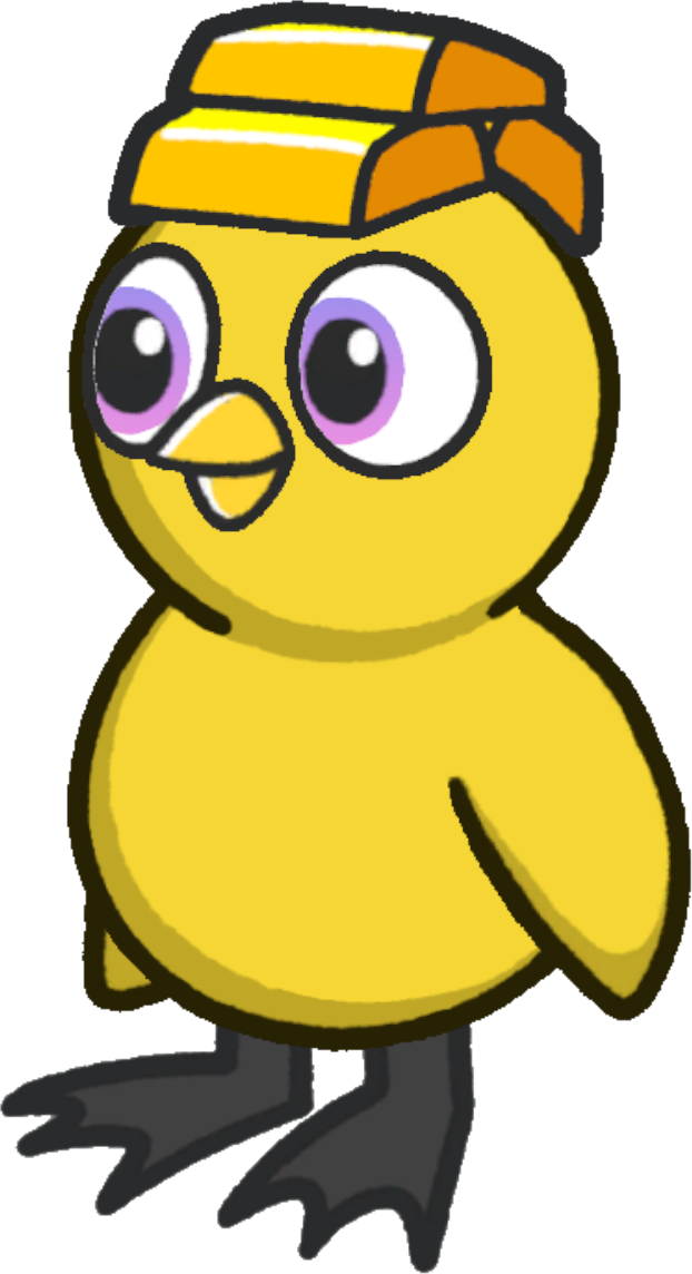 Rotating overworld view of Goldie's Headpiece