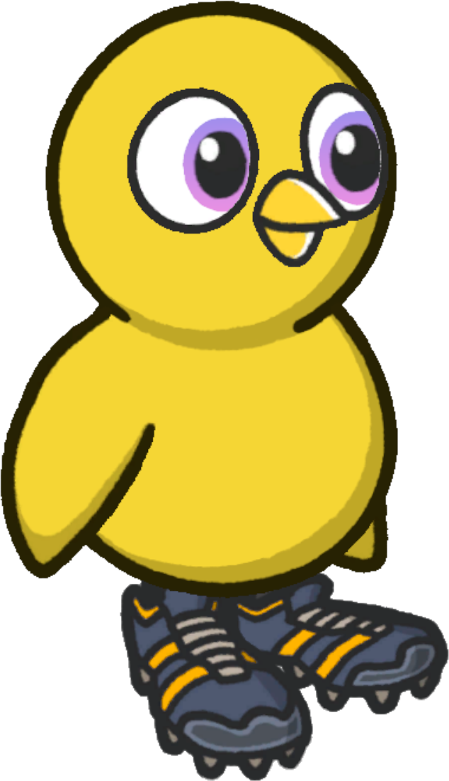 Football boots, colour option 2, on a yellow duck
