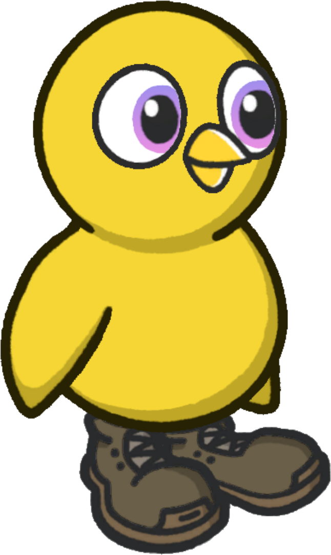 Hiking boots, colour option 1, on a yellow duck