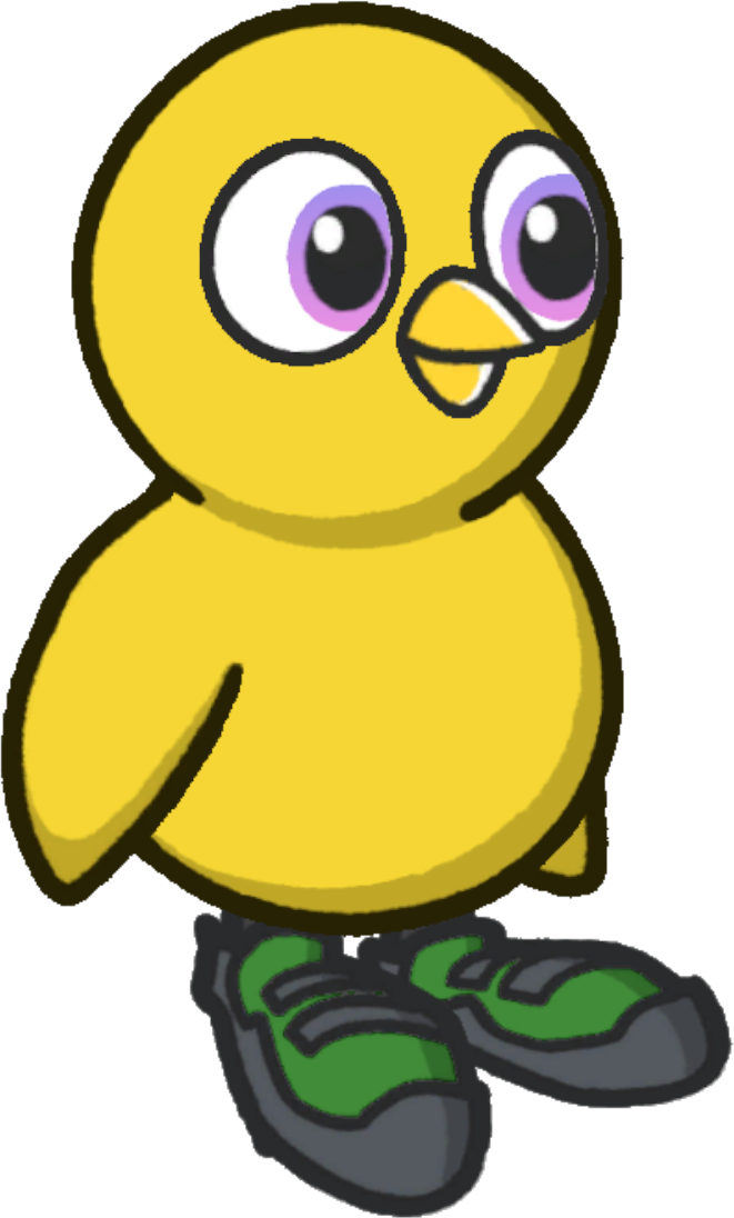 Climbing shoes, colour option 3, on a yellow duck