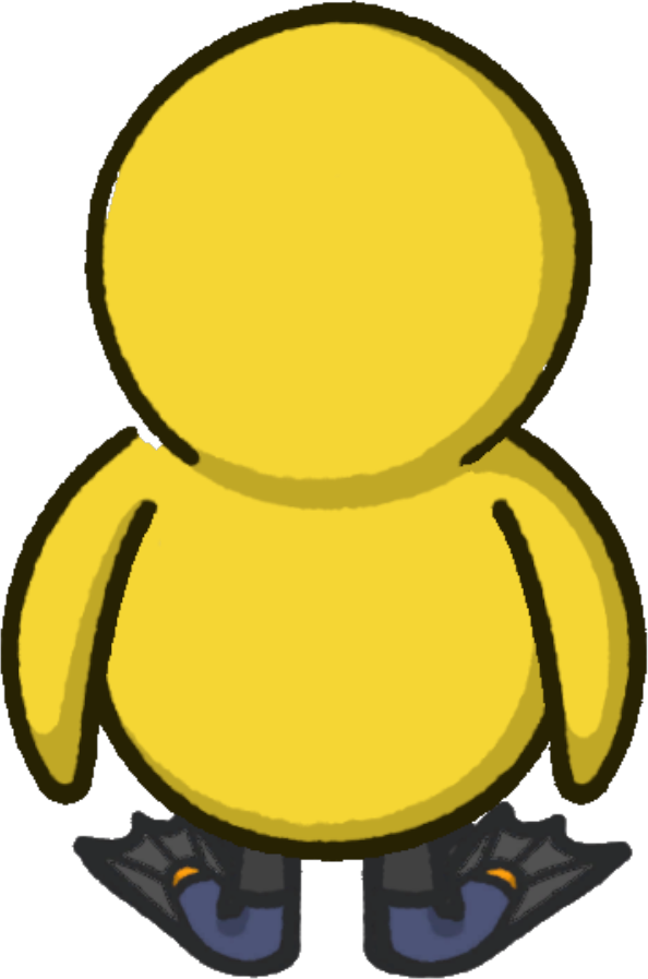 Rotating overworld view of Flippers