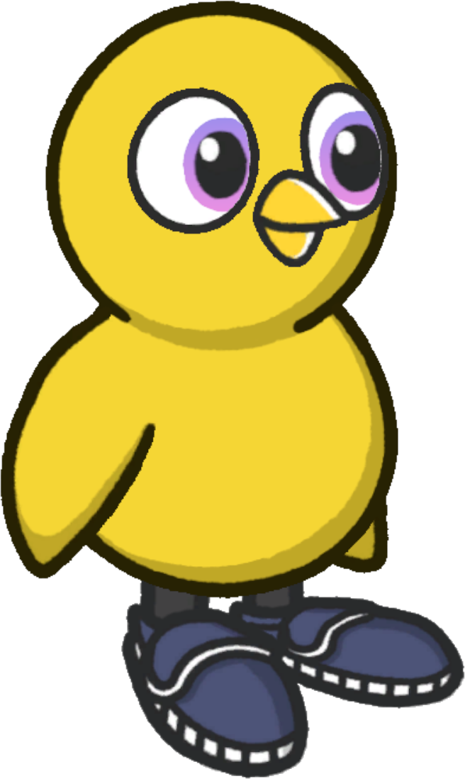 Pumps, colour option 5, on a yellow duck
