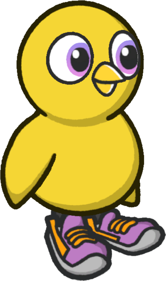 Basketball shoes, colour option 4, on a yellow duck