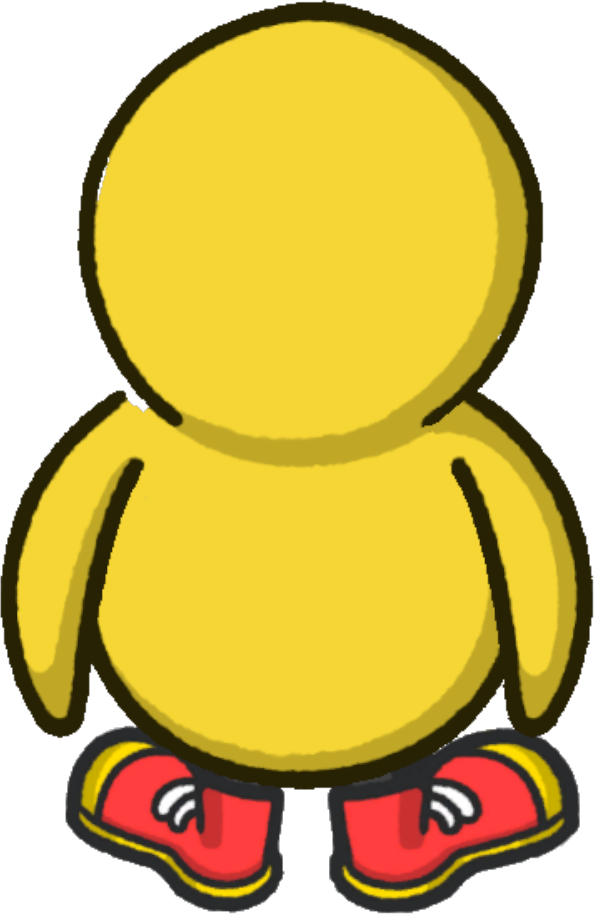 Rotating overworld view of Clown shoes