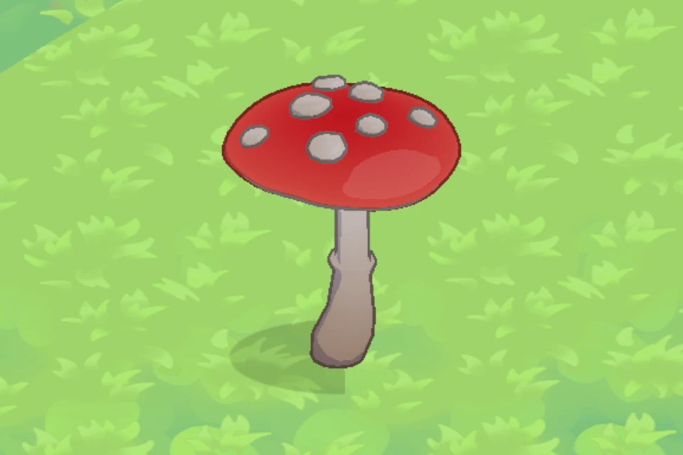 Mushroom, level 1, in the flock