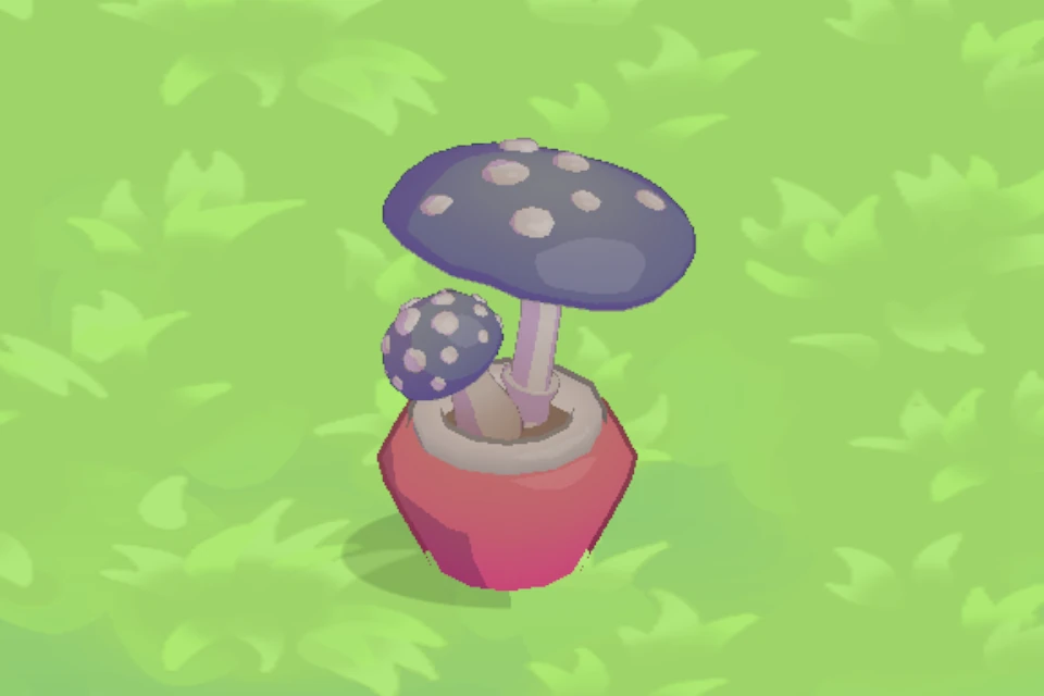 Mushroom Pot, level 1, in the flock