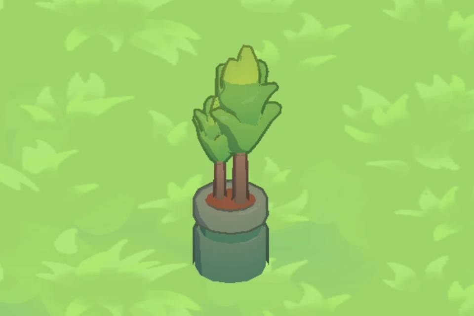 Small Palm, level 1, in the flock
