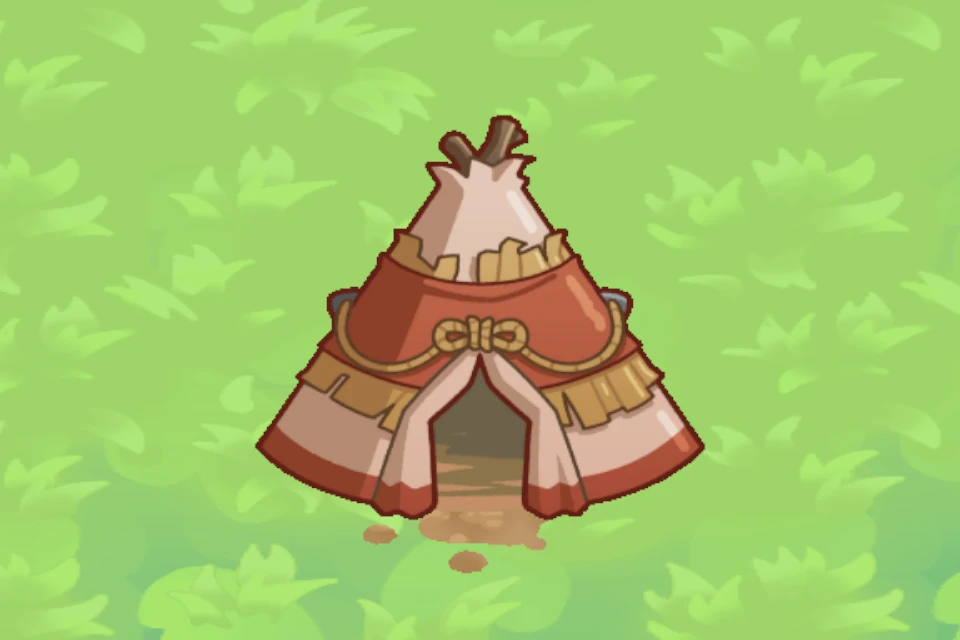 Fancy Tent, level 1, in the flock