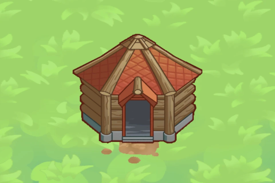 Wood House, level 1, in the flock