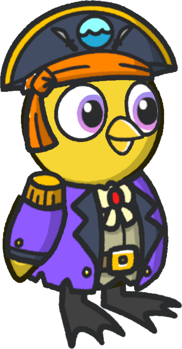 Pirate Outfit, orange and purple version