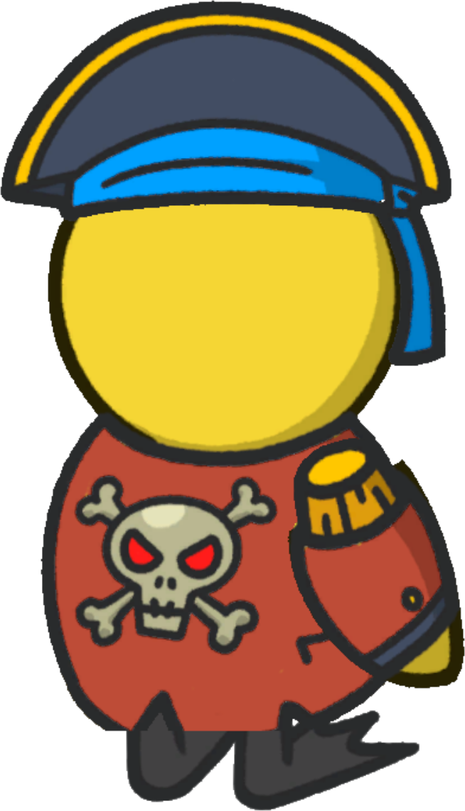 Rotating view of Pirate Outfit