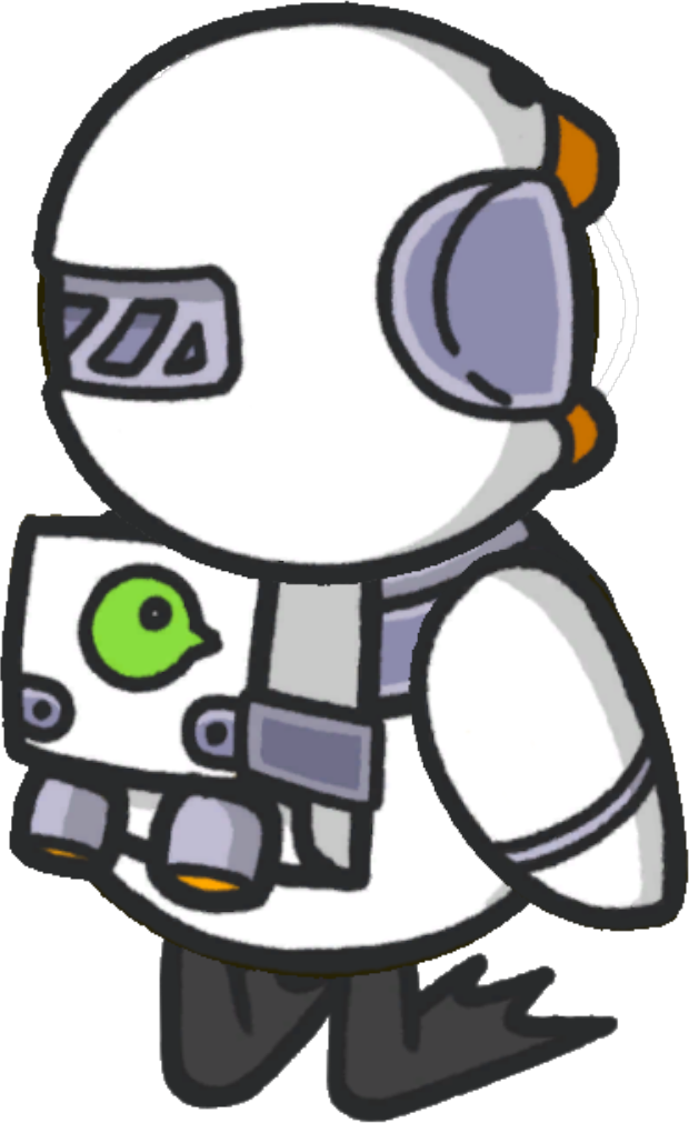 Rotating view of Space Outfit