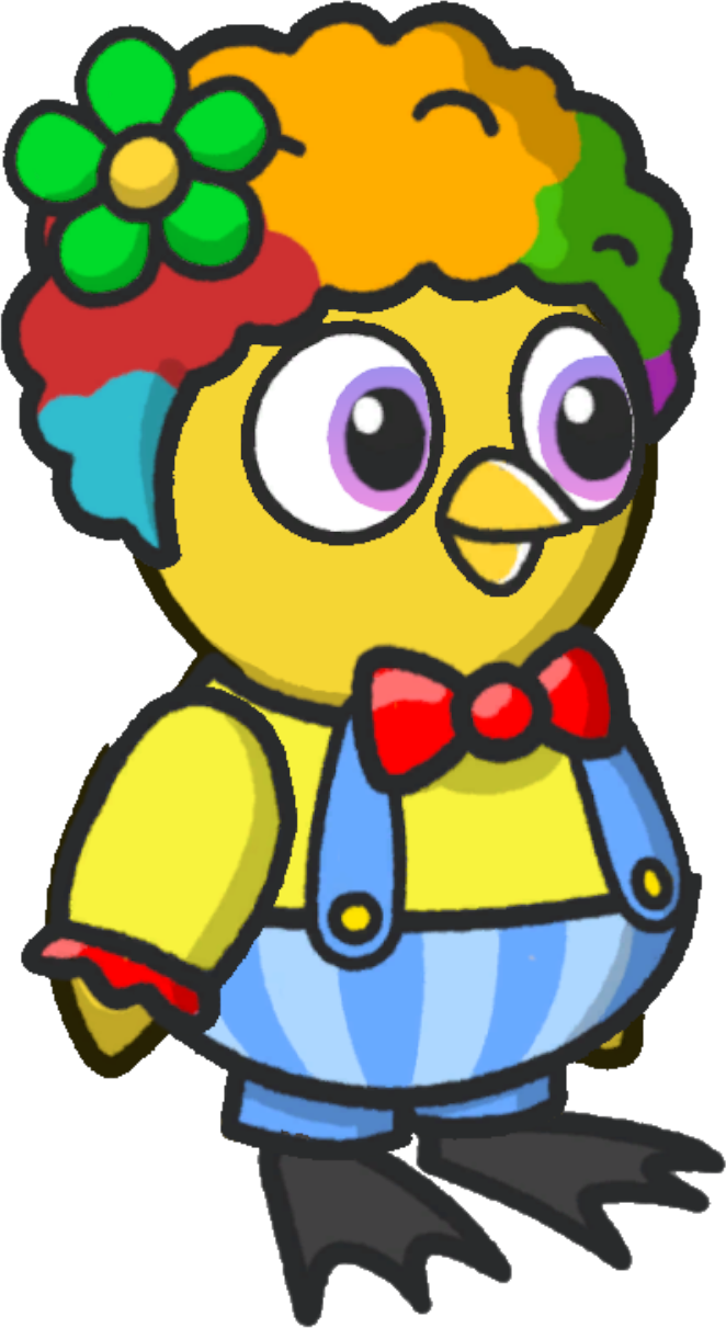 Clown Outfit, green and yellow version