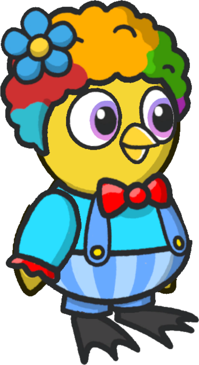 Clown Outfit, blue and turquoise version