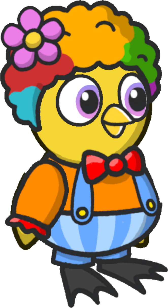 Clown Outfit, pink and orange version