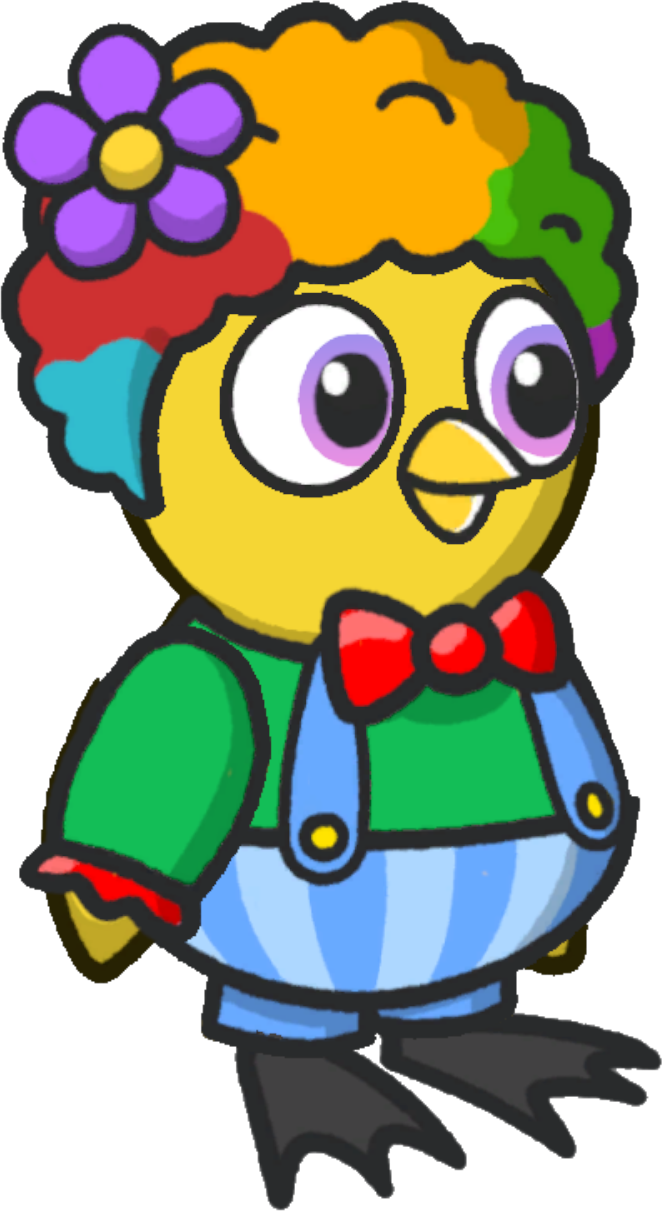 Clown Outfit, purple and green version