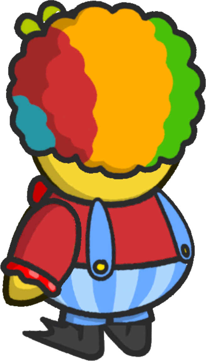 Rotating view of Clown Outfit