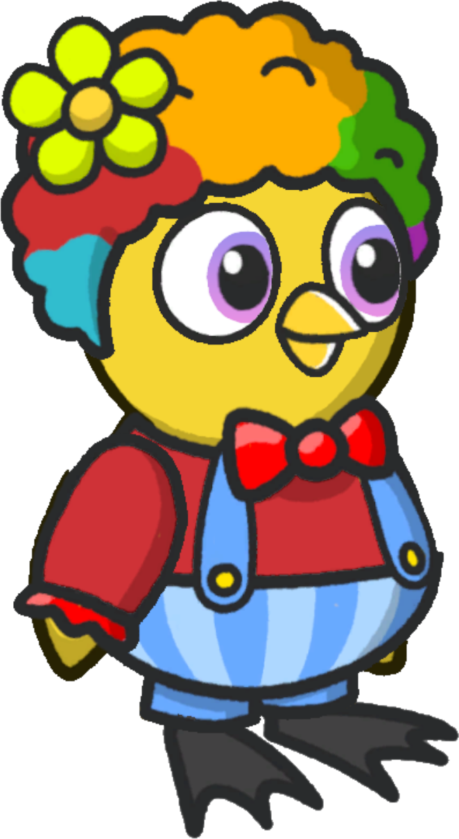Rotating view of Clown Outfit