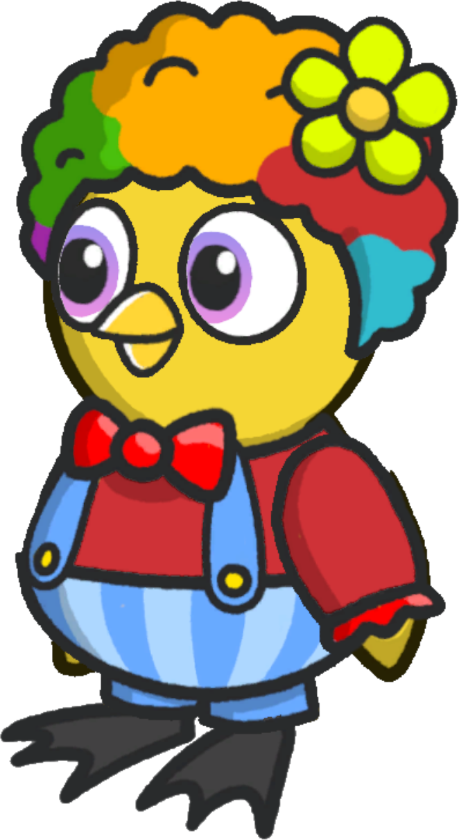 Rotating view of Clown Outfit