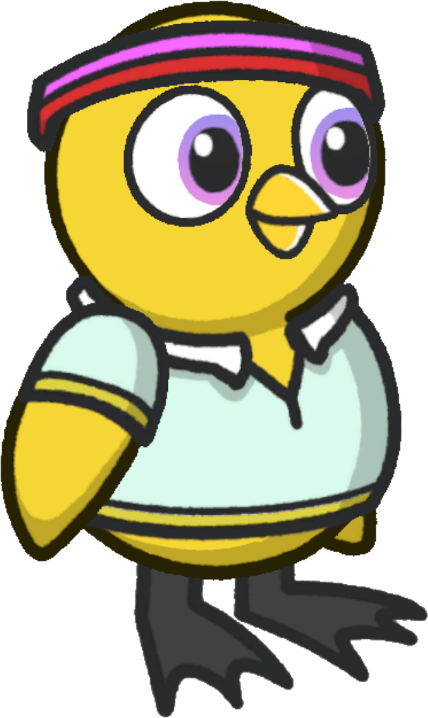 Tennis Outfit, pink and yellow version