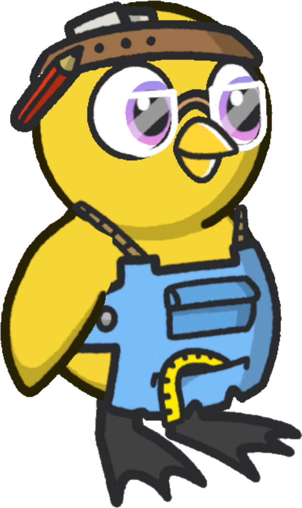 Carpenter Outfit, brown and blue version