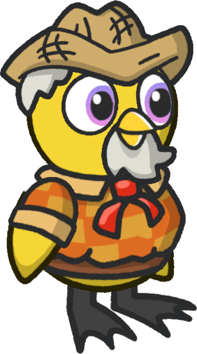Farmer Outfit, tan and orange version
