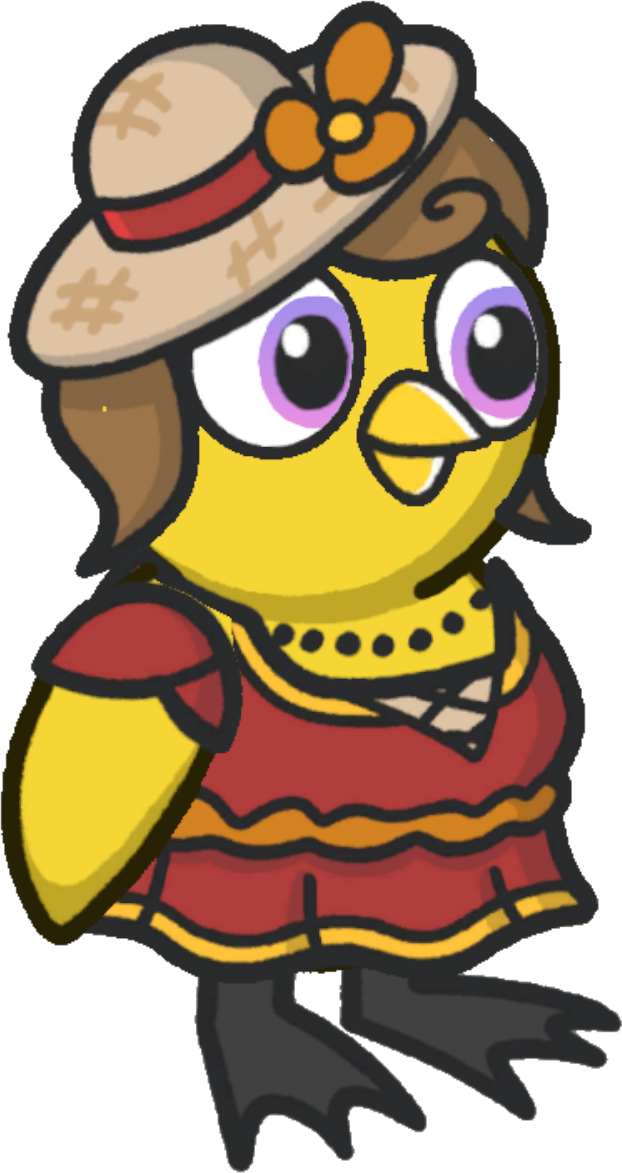Cynthia Outfit, tan and red version
