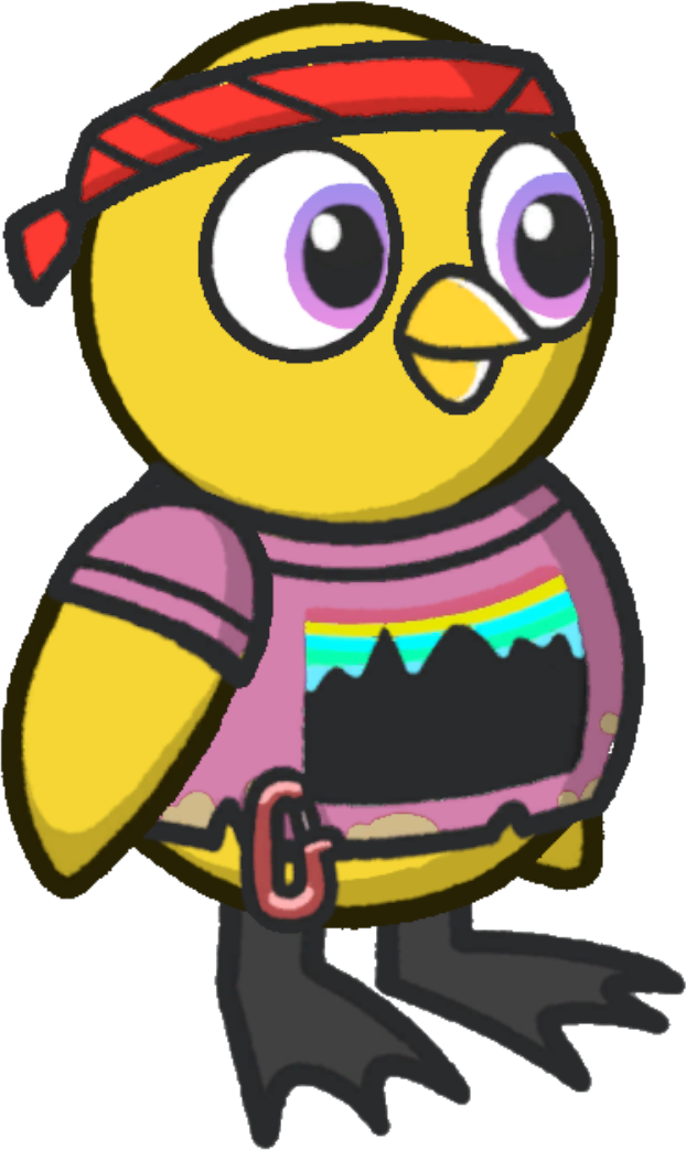 Hiking Outfit, red and pink version