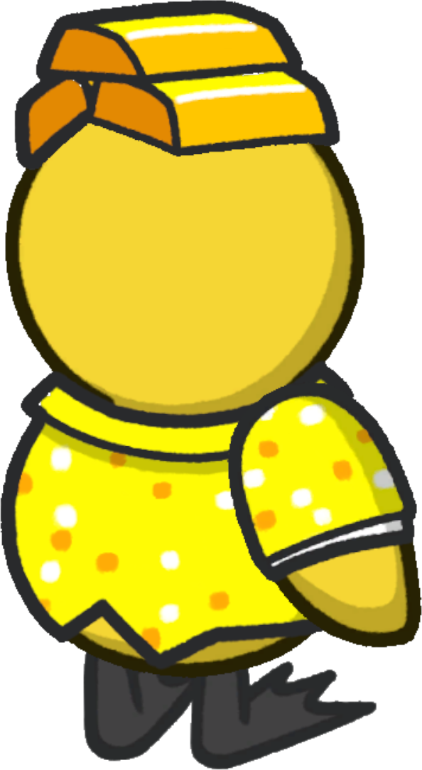 Rotating view of Goldie Outfit