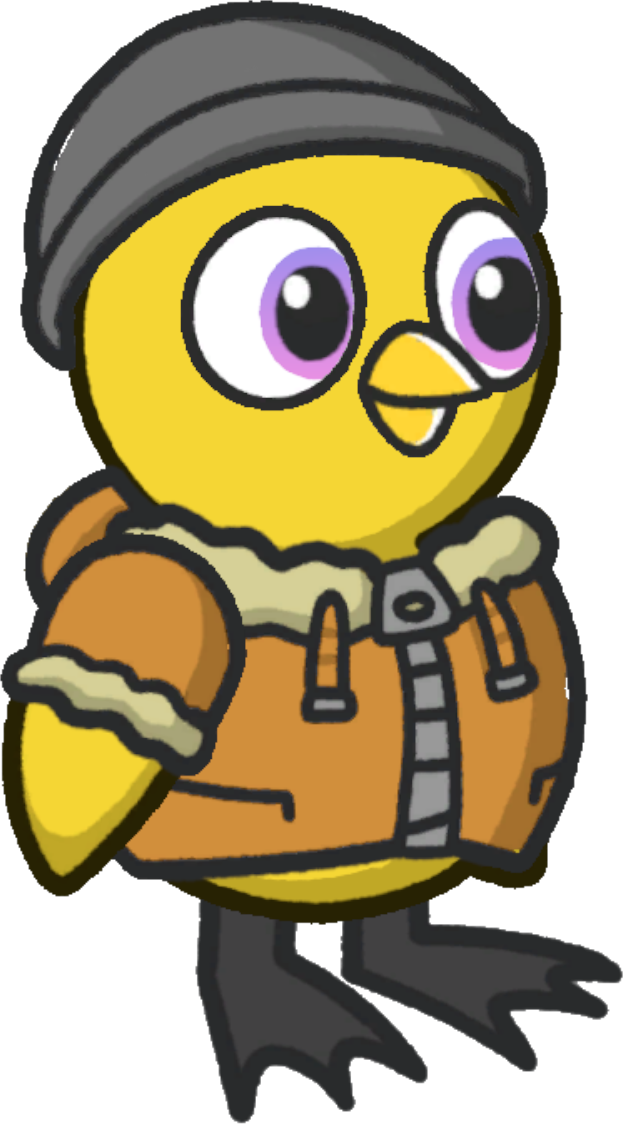 Winter Outfit, grey and orange version