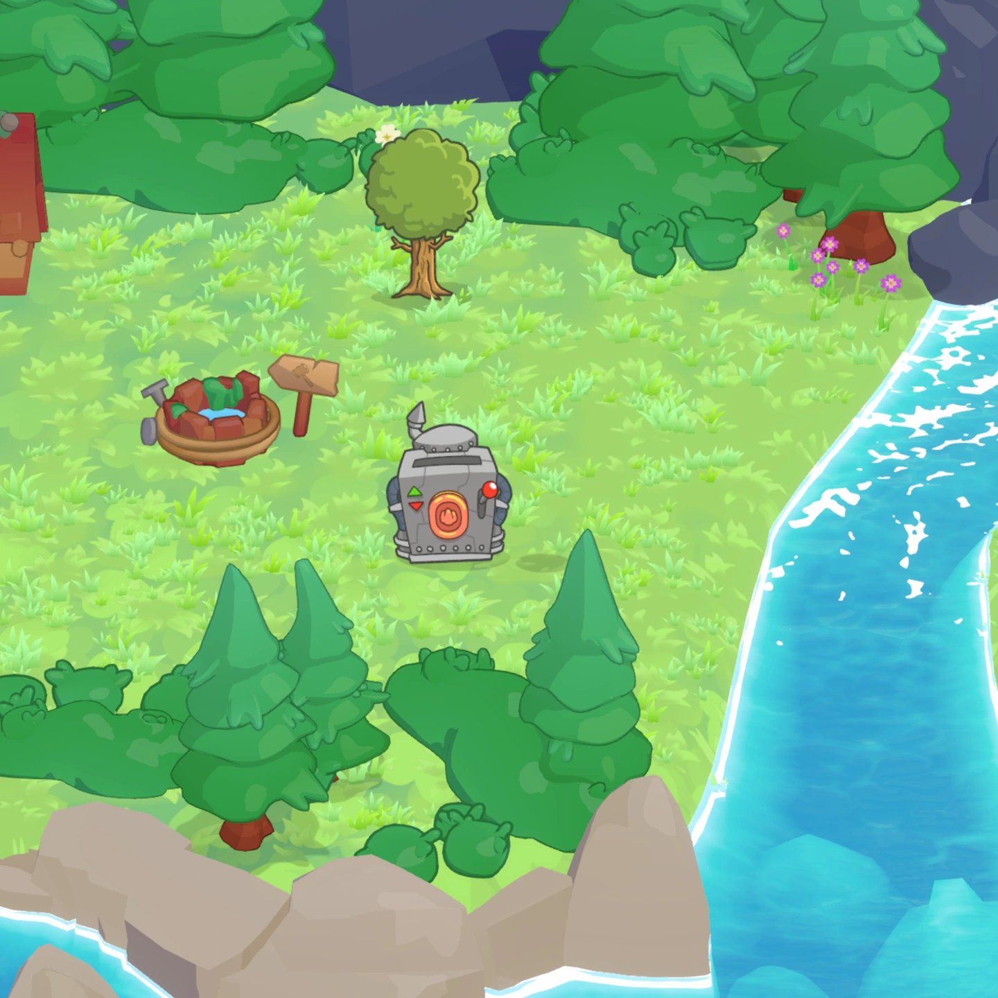 Build Scruffy’s machine in your village.