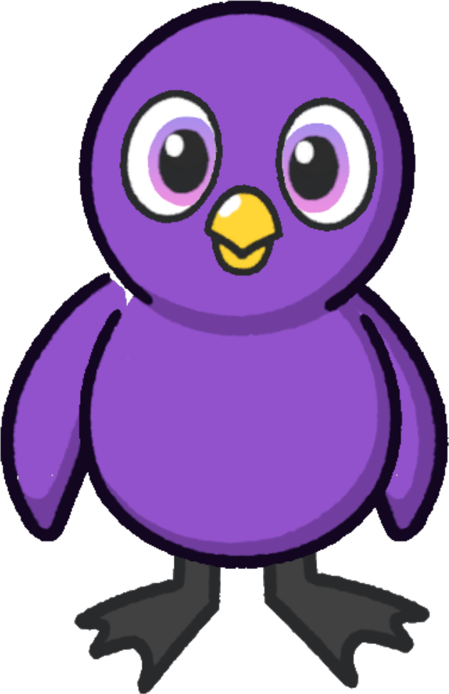 Front view of Purple Body Colour