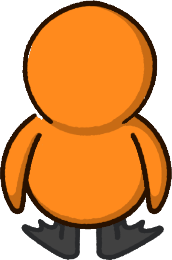 Rotating view of Orange Body Colour
