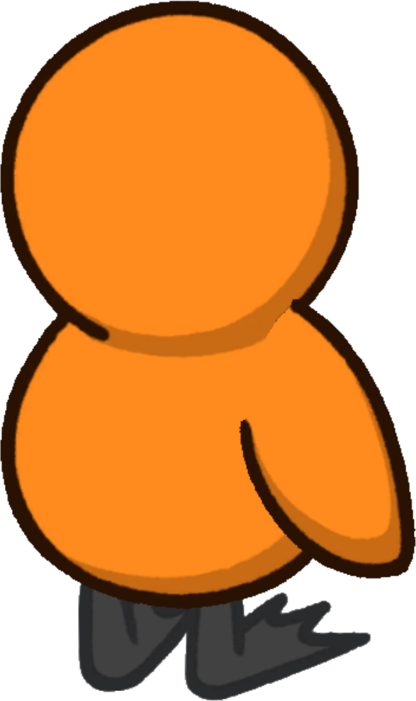 Rotating view of Orange Body Colour