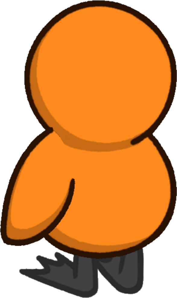 Rotating view of Orange Body Colour