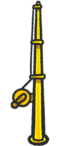 Gold Fishing Rod