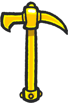 Gold Pickaxe