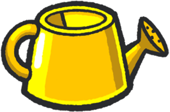 Gold Watering Can